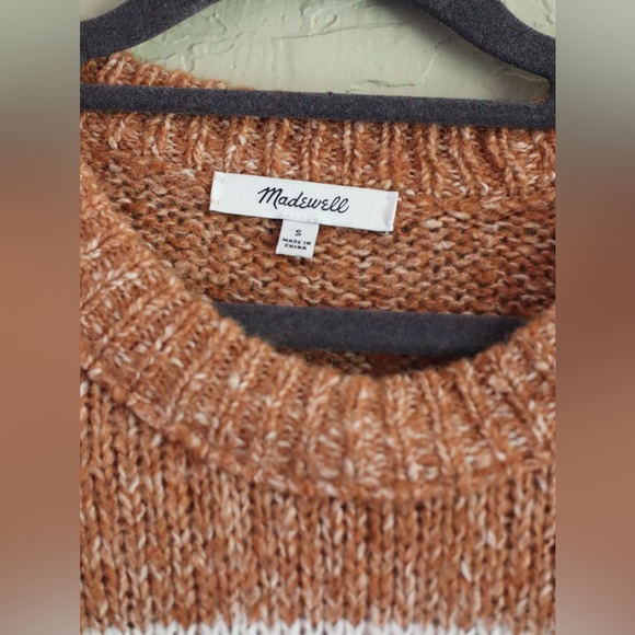 Madewell Striped Baxter Sweater Tunic Sz Small - Picture 4 of 6